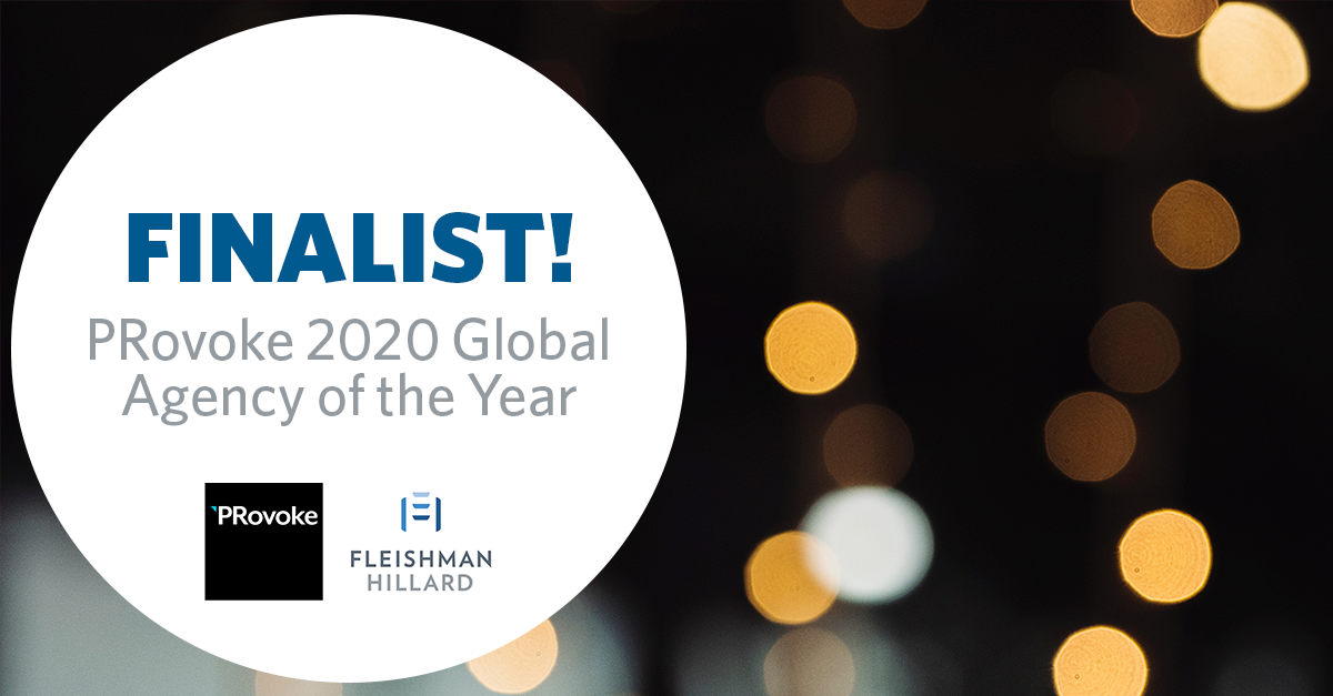 FleishmanHillard Named Global Agency of the Year 2020 Finalist by