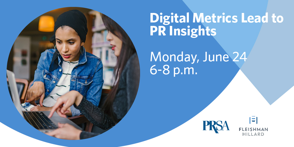 Join us and PRSA St. Louis on Monday, June 24 as our own experts discuss best practices for analyzing digital metrics.