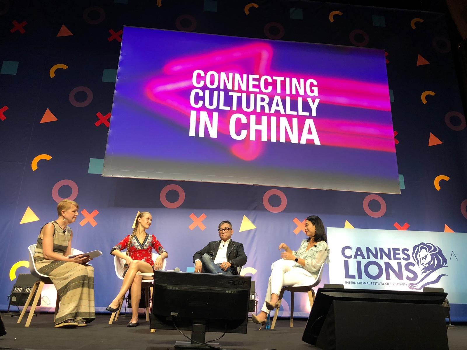Our own Rachel Catanach led Connecting Culturally in China panel at Cannes International Festival of Creativity.