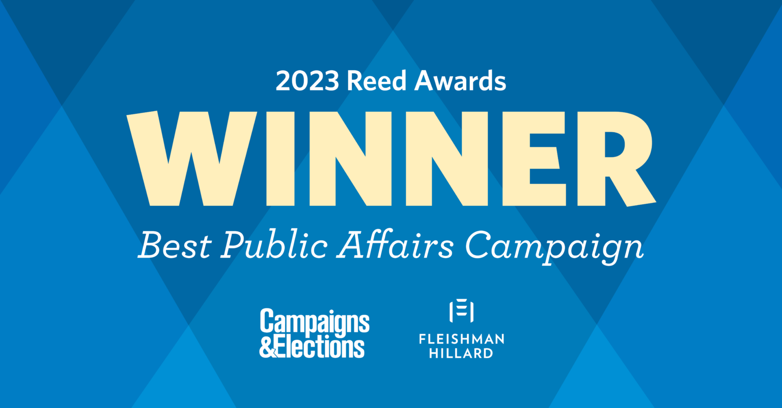 FleishmanHillard Takes Home Win for Best Public Affairs Campaign at